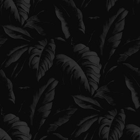 Textures   -   MATERIALS   -   WALLPAPER   -   various patterns  - Tropical leaves wallpaper texture seamless 20933 - Specular