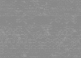Textures   -   ARCHITECTURE   -   BRICKS   -   Damaged bricks  - Damaged bricks texture seamless 00117 - Displacement