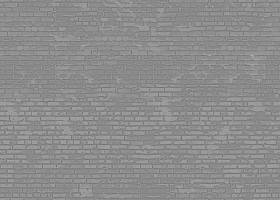 Textures   -   ARCHITECTURE   -   BRICKS   -   Damaged bricks  - Damaged bricks texture seamless 00117 - Displacement