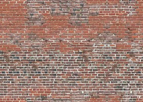 Textures   -   ARCHITECTURE   -   BRICKS   -  Damaged bricks - Damaged bricks texture seamless 00117