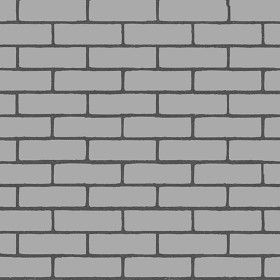 Textures   -   ARCHITECTURE   -   BRICKS   -   Facing Bricks   -   Smooth  - Facing smooth bricks texture seamless 00265 - Displacement