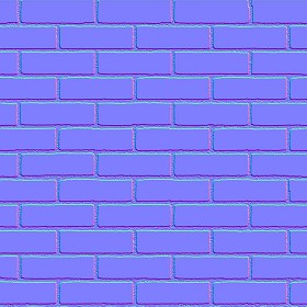 Textures   -   ARCHITECTURE   -   BRICKS   -   Facing Bricks   -   Smooth  - Facing smooth bricks texture seamless 00265 - Normal