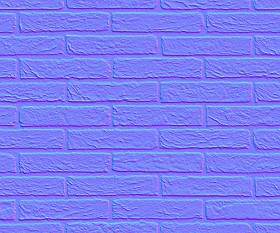 Textures   -   ARCHITECTURE   -   BRICKS   -   Facing Bricks   -   Rustic  - Rustic bricks texture seamless 00189 - Normal