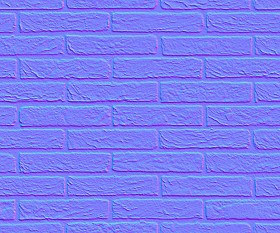 Textures   -   ARCHITECTURE   -   BRICKS   -   Facing Bricks   -   Rustic  - Rustic bricks texture seamless 00189 - Normal