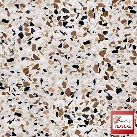 Textures   -   ARCHITECTURE   -   TILES INTERIOR   -  Terrazzo surfaces - Terrazzo surface PBR texture seamless 21522