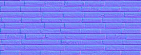 Textures   -   ARCHITECTURE   -   WALLS TILE OUTSIDE  - wall cladding bricks PBR texture seamless 21543 - Normal