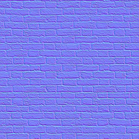 Textures   -   ARCHITECTURE   -   BRICKS   -   White Bricks  - White bricks texture seamless 00505 - Normal