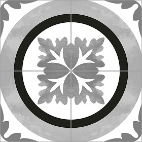 Textures  - cementine tiles Pbr texture seamless 22156