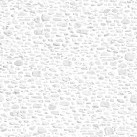 Wall of white river stones texture seamless 20831