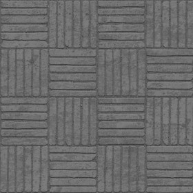 Textures   -   ARCHITECTURE   -   PAVING OUTDOOR   -   Concrete   -   Blocks regular  - Paving outdoor concrete regular block texture seamless 05785 - Displacement