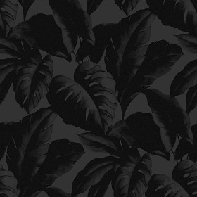 Textures   -   MATERIALS   -   WALLPAPER   -   various patterns  - Tropical leaves wallpaper texture seamless 20934 - Specular