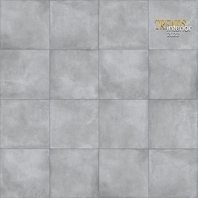 Textures   -   ARCHITECTURE   -   TILES INTERIOR   -   Cement - Encaustic   -  Cement - Grey concrete tiles pbr texture seamless 22285