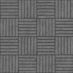 Textures   -   ARCHITECTURE   -   PAVING OUTDOOR   -   Concrete   -   Blocks regular  - Paving outdoor concrete regular block texture seamless 05786 - Displacement