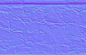 Textures   -   ARCHITECTURE   -   STONES WALLS   -   Stone walls  - Old wall stone texture seamless 08553 - Normal