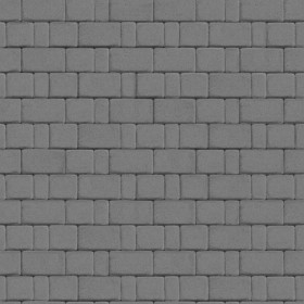 Textures   -   ARCHITECTURE   -   PAVING OUTDOOR   -   Concrete   -   Blocks regular  - Paving outdoor concrete regular block texture seamless 05792 - Displacement