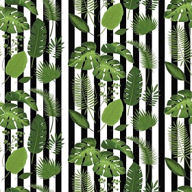 Textures   -   MATERIALS   -   WALLPAPER   -   various patterns  - tropical leaves wallpaper texture seamless 21565 (seamless)