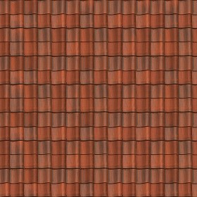 Textures   -   ARCHITECTURE   -   ROOFINGS   -  Clay roofs - Clay roofing Flamande texture seamless 03356