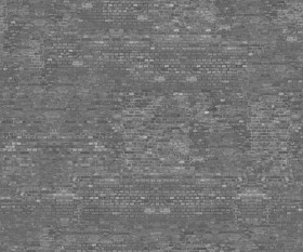 Textures   -   ARCHITECTURE   -   BRICKS   -   Damaged bricks  - Damaged bricks texture seamless 00118 - Displacement
