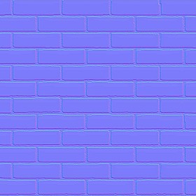 Textures   -   ARCHITECTURE   -   BRICKS   -   Facing Bricks   -   Smooth  - Facing smooth bricks texture seamless 00266 - Normal