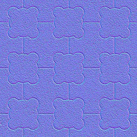 Textures   -   ARCHITECTURE   -   PAVING OUTDOOR   -   Concrete   -   Blocks mixed  - Paving concrete mixed size texture seamless 05578 - Normal