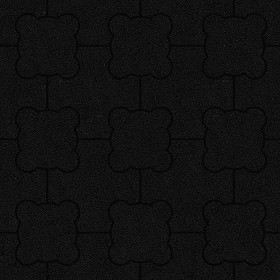 Textures   -   ARCHITECTURE   -   PAVING OUTDOOR   -   Concrete   -   Blocks mixed  - Paving concrete mixed size texture seamless 05578 - Specular
