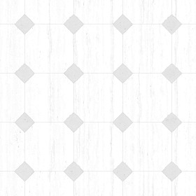 Textures   -   ARCHITECTURE   -   TILES INTERIOR   -   Marble tiles   -   Marble geometric patterns  - Travertine floor tile texture seamless 21134 - Ambient occlusion
