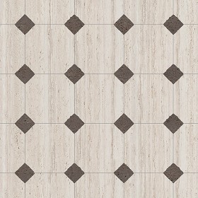 Textures   -   ARCHITECTURE   -   TILES INTERIOR   -   Marble tiles   -   Marble geometric patterns  - Travertine floor tile texture seamless 21134 (seamless)