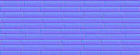 Textures   -   ARCHITECTURE   -   WALLS TILE OUTSIDE  - Wall cladding bricks PBR texture seamless 21717 - Normal
