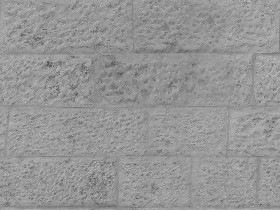 Textures   -   ARCHITECTURE   -   STONES WALLS   -   Stone blocks  - Wall stone with regular blocks texture seamless 08309 - Bump