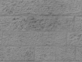 Textures   -   ARCHITECTURE   -   STONES WALLS   -   Stone blocks  - Wall stone with regular blocks texture seamless 08309 - Displacement