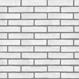 Textures   -   ARCHITECTURE   -   BRICKS   -   White Bricks  - White bricks texture seamless 00506 - Bump