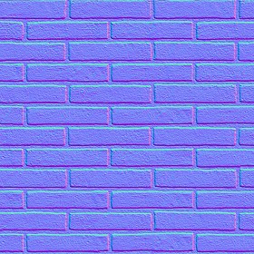 Textures   -   ARCHITECTURE   -   BRICKS   -   White Bricks  - White bricks texture seamless 00506 - Normal