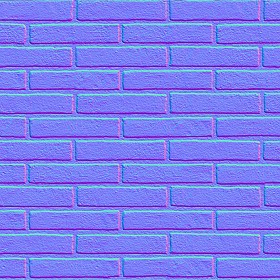 Textures   -   ARCHITECTURE   -   BRICKS   -   White Bricks  - White bricks texture seamless 00506 - Normal
