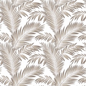 Textures   -   MATERIALS   -   WALLPAPER   -   various patterns  - Vinyl wallpaper with palm leaves PBR texture seamless 21567 (seamless)