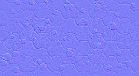 Textures   -   ARCHITECTURE   -   PAVING OUTDOOR   -   Concrete   -   Blocks regular  - Concrete paving outdoor with dead leaves texture seamless 19342 - Normal