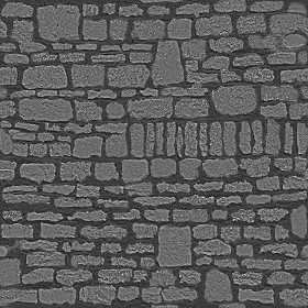 Textures   -   ARCHITECTURE   -   STONES WALLS   -   Stone walls  - Old wall stone texture seamless 08561 - Bump