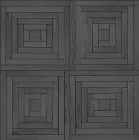 Textures   -   ARCHITECTURE   -   WOOD FLOORS   -   Geometric pattern  - mahogany wood floor tile texture seamless 21059 - Specular