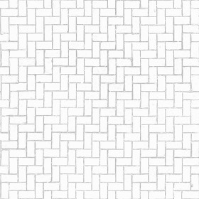 Textures   -   ARCHITECTURE   -   PAVING OUTDOOR   -   Concrete   -   Herringbone  - Concrete paving herringbone outdoor texture seamless 05807 - Ambient occlusion