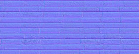 Textures   -   ARCHITECTURE   -   WALLS TILE OUTSIDE  - wall cladding bricks PBR texture seamless 21718 - Normal