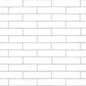 Textures   -   ARCHITECTURE   -   BRICKS   -   White Bricks  - White bricks texture seamless 00507 - Ambient occlusion