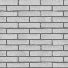 Textures   -   ARCHITECTURE   -   BRICKS   -   White Bricks  - White bricks texture seamless 00507 - Displacement