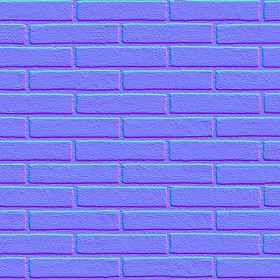 Textures   -   ARCHITECTURE   -   BRICKS   -   White Bricks  - White bricks texture seamless 00507 - Normal