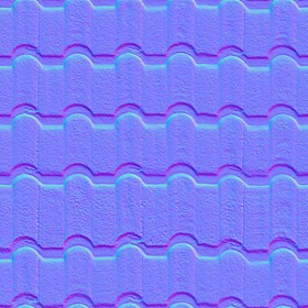 Textures   -   ARCHITECTURE   -   ROOFINGS   -   Clay roofs  - Clay roof texture seamless 19558 - Normal