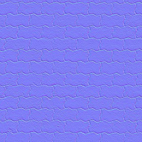 Textures   -   ARCHITECTURE   -   PAVING OUTDOOR   -   Concrete   -   Blocks regular  - concrete paving outdoor texture seamless 21341 - Normal