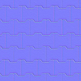 Textures   -   ARCHITECTURE   -   PAVING OUTDOOR   -   Concrete   -   Blocks regular  - concrete paving outdoor texture seamless 21342 - Normal