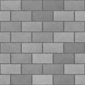 Textures   -   ARCHITECTURE   -   PAVING OUTDOOR   -   Concrete   -   Blocks regular  - concrete paving PBR texture seamless 21822 - Displacement