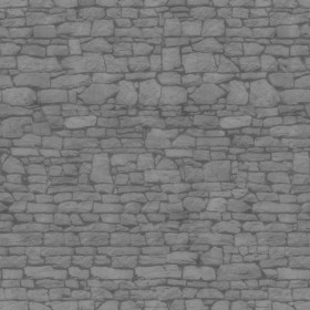 Textures   -   ARCHITECTURE   -   STONES WALLS   -   Stone walls  - Old wall stone texture seamless 08570 - Displacement