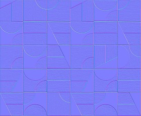 Textures   -   ARCHITECTURE   -   TILES INTERIOR   -   Ornate tiles   -   Geometric patterns  - Mutina puzzle glazed porcelain tile textures seamless 20620 - Normal