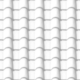 Textures   -   ARCHITECTURE   -   ROOFINGS   -   Clay roofs  - Clay roof texture seamless 19565 - Ambient occlusion