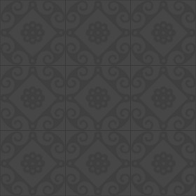 Textures   -   ARCHITECTURE   -   TILES INTERIOR   -   Ornate tiles   -   Geometric patterns  - Geometric patterns tile texture seamless 21241 - Displacement
